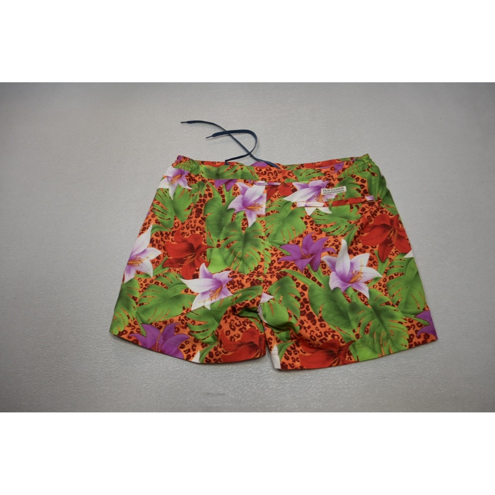 Fair Harbor Swim Trunks Mens 36 Lined Floral Leopard Board Shorts‎ Stretch - Picture 8 of 8